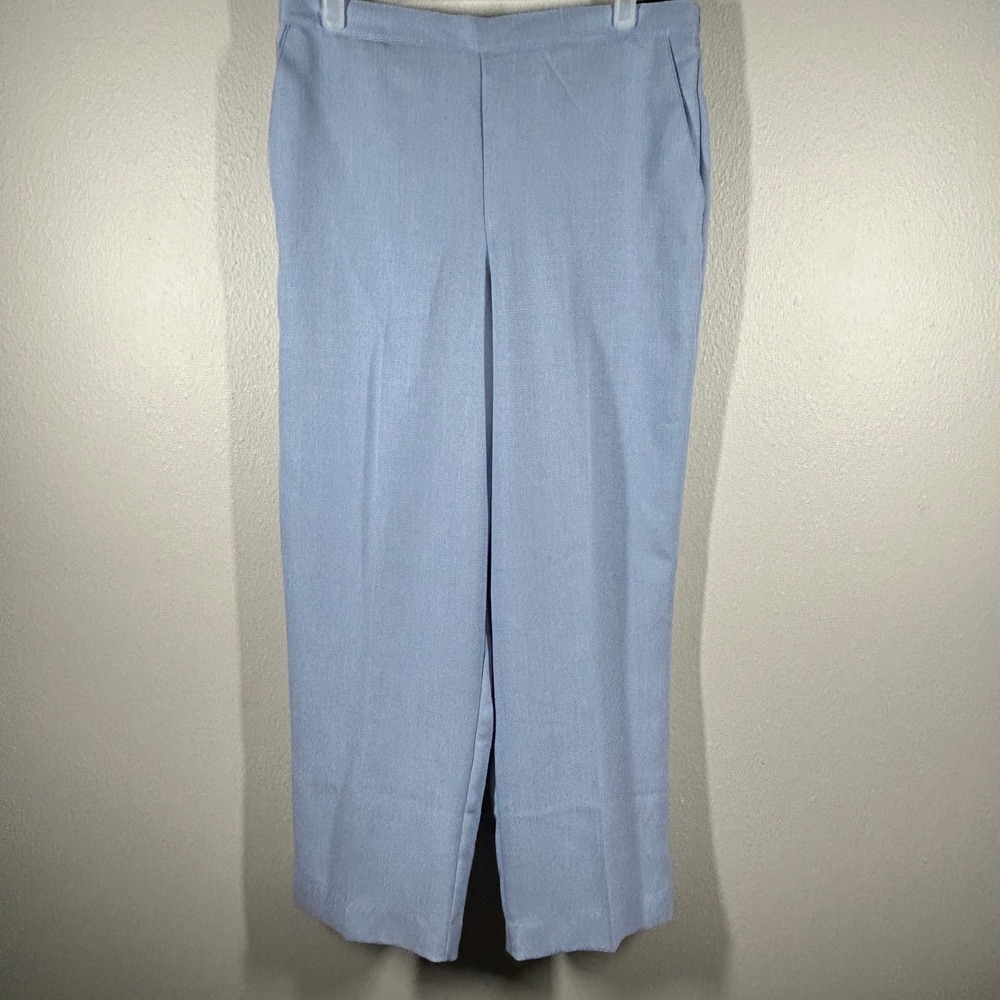 Alfred Dunner Classic Fit Pants Sky Blue 12P Proportioned Short NWT 53300 NX